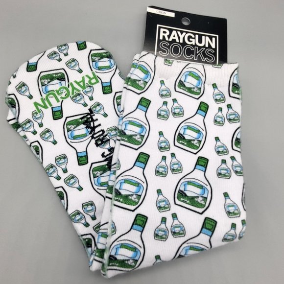 Raygun Ranch Bottle Pattern Socks - Picture 2 of 9